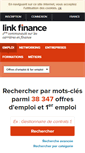 Mobile Screenshot of linkfinance.fr
