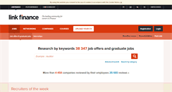 Desktop Screenshot of linkfinance.com