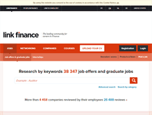 Tablet Screenshot of linkfinance.com